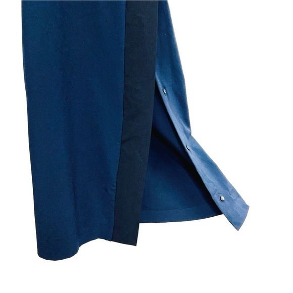 Athleta Gramercy Track Pants Trouser Size 4 X-Small Navy Blue & Black EUC - Picture 6 of 10